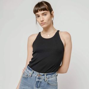 Ragdoll LA Racer Back Tank in Black